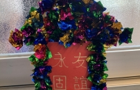 按下放大相片